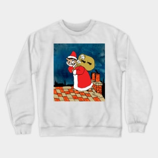 Santa Paws Rooftop Crewneck Sweatshirt